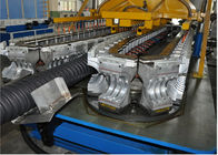 HDPE / PVC / PE Tek Duvar Oluklu Boru Ekstrüzyon Hattı Karbon Boru Yapma Makineleri