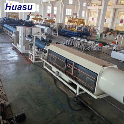 PLC Monitoring System Corrugated Pipe Extrusion Line for Smooth Operation