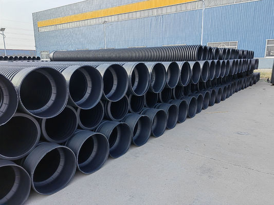 PVC PP PE Single Double Corrugated Pipe Extrusion Line With High Efficiency Pipe Machine