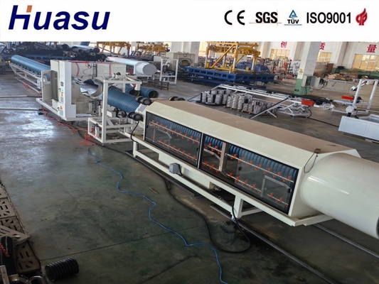 High Output PVC Corrugated Tube Extruder Line 500-2000Kg/h Capacity