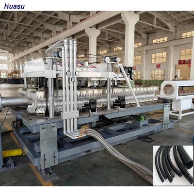 Double Wall Corrugated Pipe Extrusion Line with Customizable Color and Vertical or Horizontal Corrugator Featuring 20CrMnTi Gear Material
