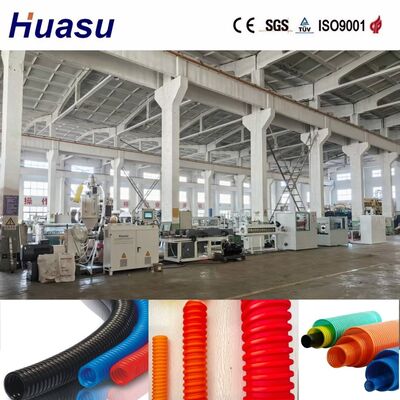Double Wall Single Wall Corrugated Pipe Production Line with 60-2000kg/h Output, 32mm-1600mm Pipe Diameter, and PLC Remote Control