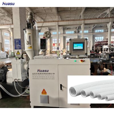 HDPE Corrugated Pipe Production Line Machine For Creating Flexible Pipes Used In Water Supply And Sewage Systems