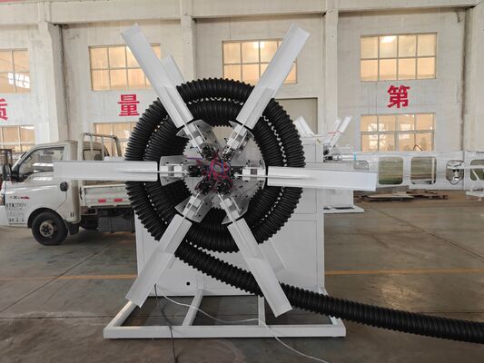 Fully Automatic Single Wall Corrugated Pipe Extrusion Line Featuring 38CrMoAlA Barrel Material and Capacity 60 to 2000kg per hour for Operation