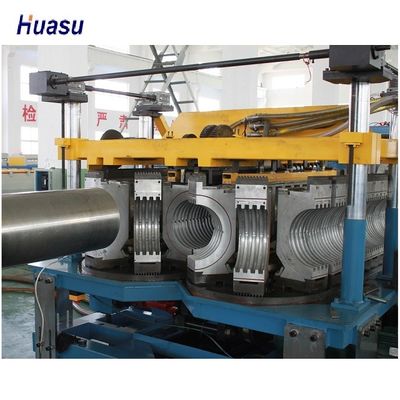 Oluklu OD 400mm 750kg / H Hdpe Boru Üretim Hattı