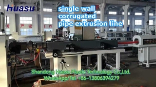 50-110mm oluklu boru ekstrüzyon hattı