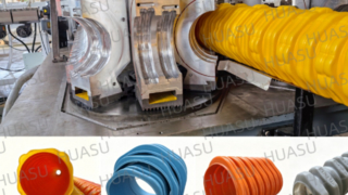 Özel Şekilli Plastik Koruge Boru Ekstrüzyon Hattı
