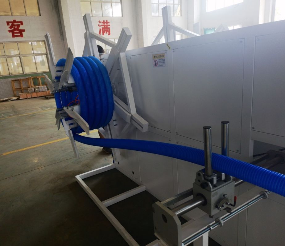 63 - 110 PE PP HDPE PVC Tek Duvarlı Çift Duvarlı Dalgalanmış Boru Üretim Makinesi