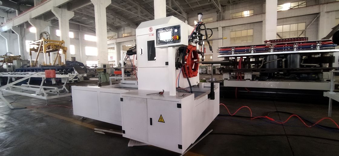 Siemens ana elektrik parçaları ve HV>940 namlu sertliğine sahip Su veya Hava Soğutmalı Çift Katmanlı Oluklu Boru Ekstrüzyon Hattı