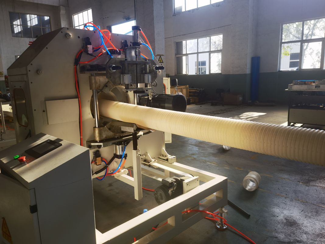 Su Soğutma Otomatik Besleme ve Siemens Contactor ile Tek Duvarlı Dalgalanmış Boru Ekstrüzyon hattı