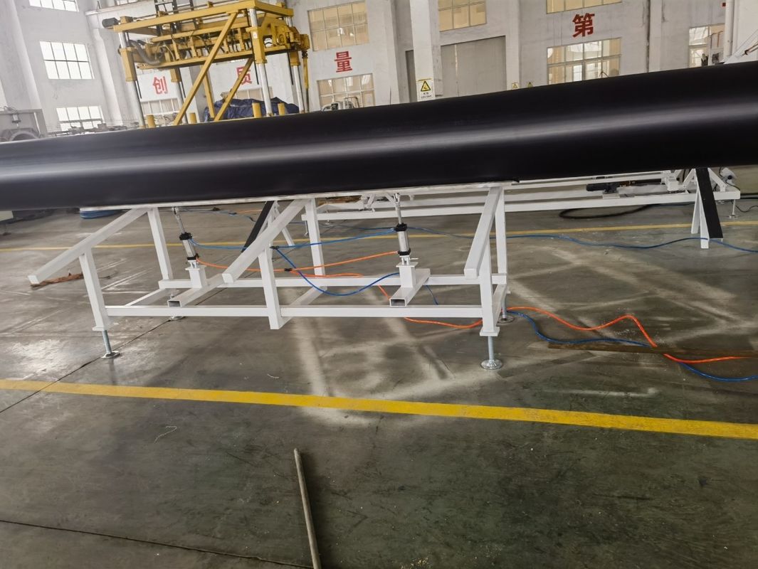 HDPE PP boru dayanıklı ve güçlü boruların tek vidalı ekstrüzyonu için katı duvarlı ekstrüzyon hattı