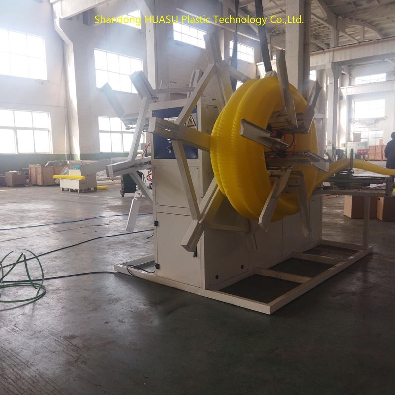 Özelleştirilebilir Çıktı için PLC Kontrollü ve Su Soğutmalı 100-1000kW Üretim Gücü Çift Duvarlı Oluklu Boru Makinesi