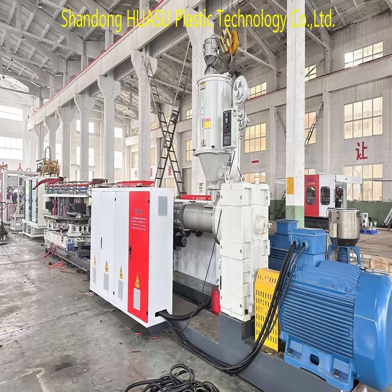 Siemens ABB Ana Elektrik ve Su Hava Soğutmalı, Özelleştirilebilir Çıktı İçin Otomatik Plastik Boru Ekstrüzyon Hattı