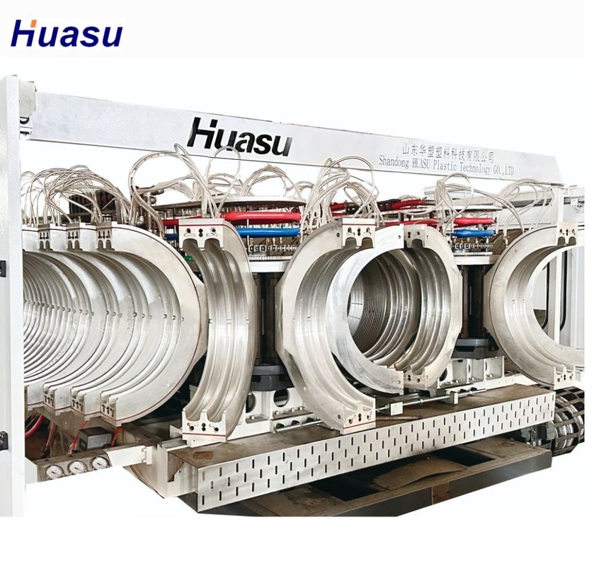 Siemens Contactor Çift Duvarlı PE Dalgalanmış Boru Ekstrüzyon Lini, Yumuşak ve Dayanıklı Plastik İşleme için