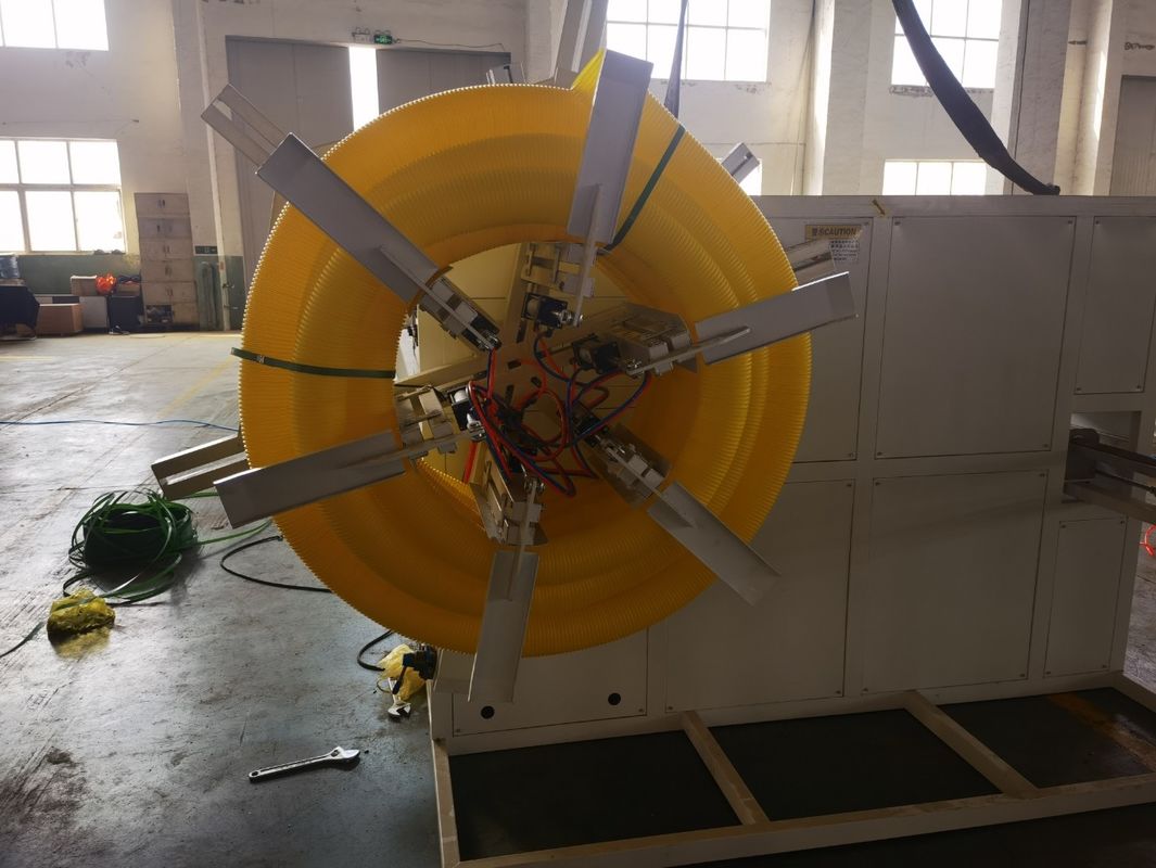 Siemens Inverter Elektrik Bileşenleri ile Çift Duvarlı Dalgalanmış Boru Ekstrüzyon hattı