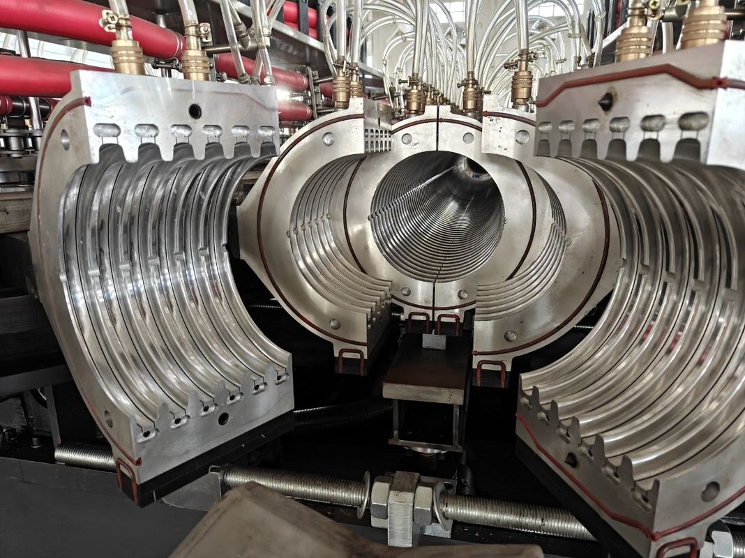 Tek Katlı Çift Duvarlı Oluklu Boru İmal Makinesi Ekstrüzyon Hattı 20CrMnTi Dişli