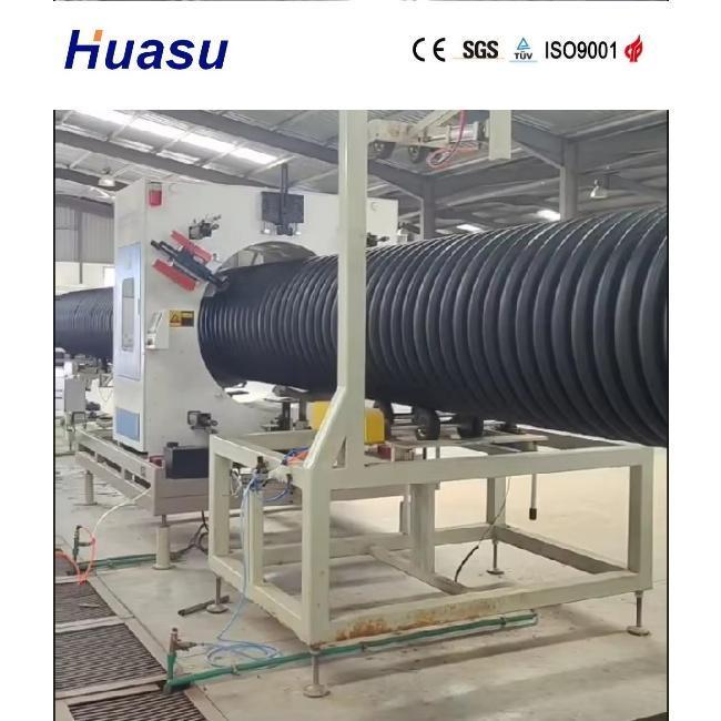 Yüksek Verimlilik için 32-1600mm Boru Çapı, 60-2000kg/sa Kapasite ve Siemens PLC Teknolojisine Sahip DWC Boru Ekstrüzyon Hattı