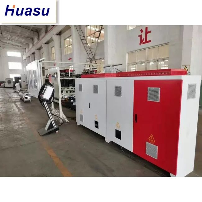 32-1600mm Boru Çapı ve 60-2000kg/saat Kapasiteli Konik Çift Vidalı Ekstrüderli DWC Boru Ekstrüzyon Hattı