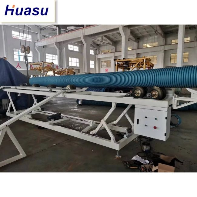 32-1600mm Çift Duvarlı Oluklu Boru Üretim Hattı için PLC Kontrollü DWC Boru Ekstrüzyon Makinesi Enerji Tasarrufu Tasarımı