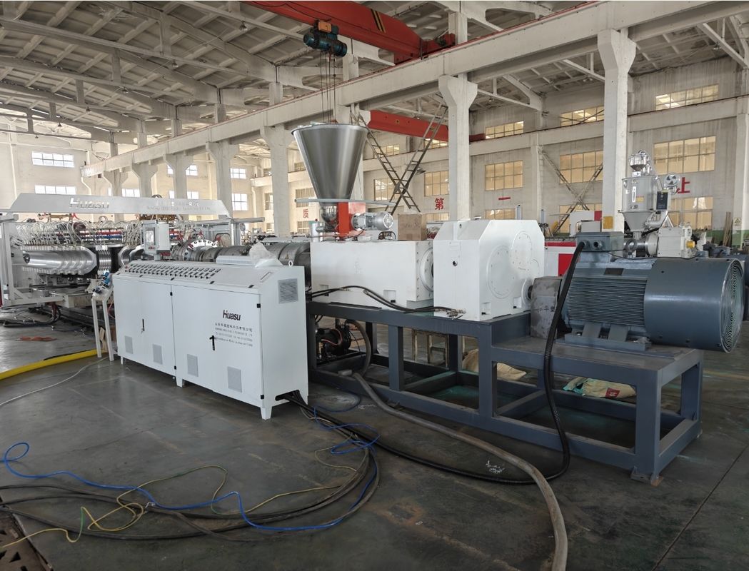 Oluklu Pvc Boru Üretim Hattı Ekipmanları Sürdürülebilir Üretim İçin