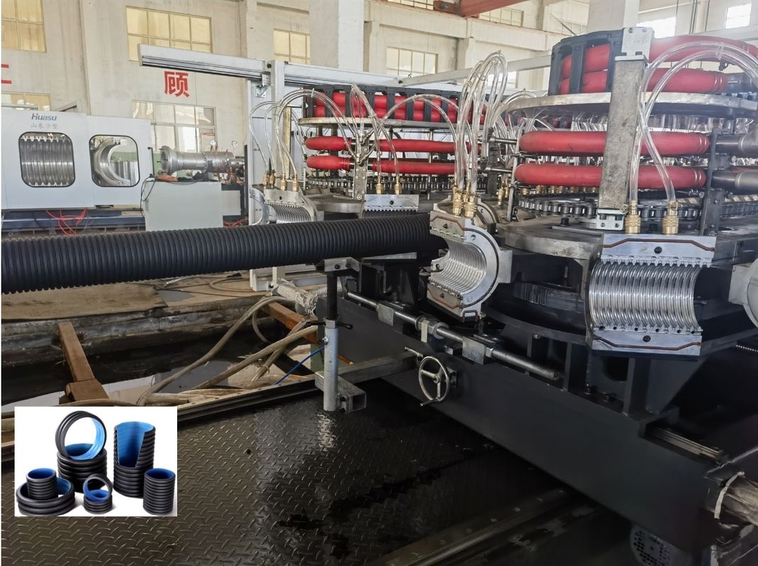 Siemens Inverter 63mm min çaplı çift duvarlı dalgalanmış boru çıkartma hattı