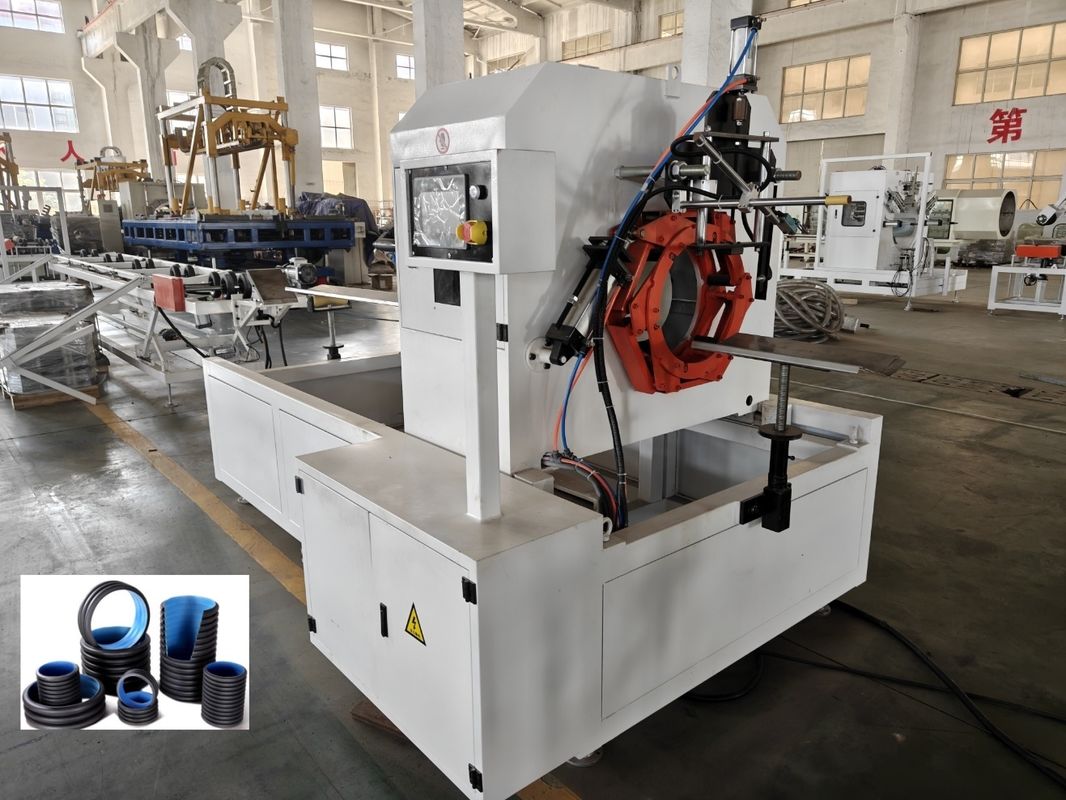 63mm Minimum Çaplı ve Otomatik Beslemeli Çift Duvarlı Oluklu Boru Ekstrüzyon Hattı