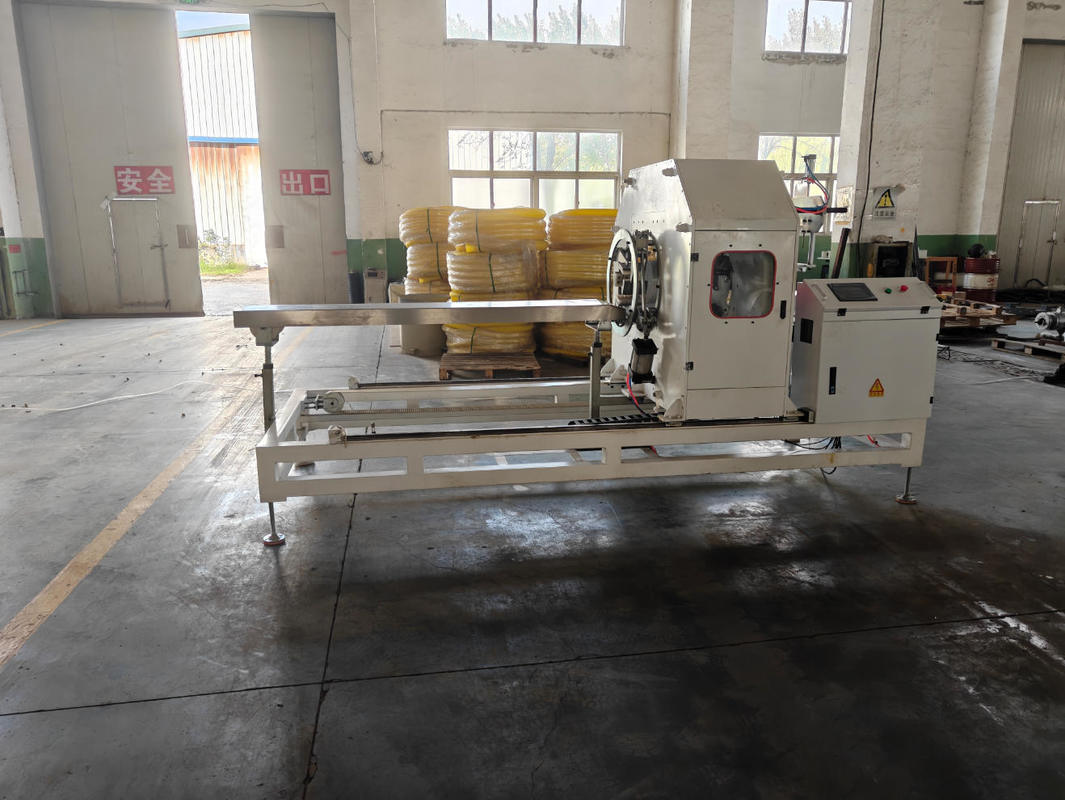 Siemens İnverter Otomatik Tek Duvarlı Oluklu Boru Ekstrüzyon Hattı, 75-250mm Borular İçin Omron Röleli