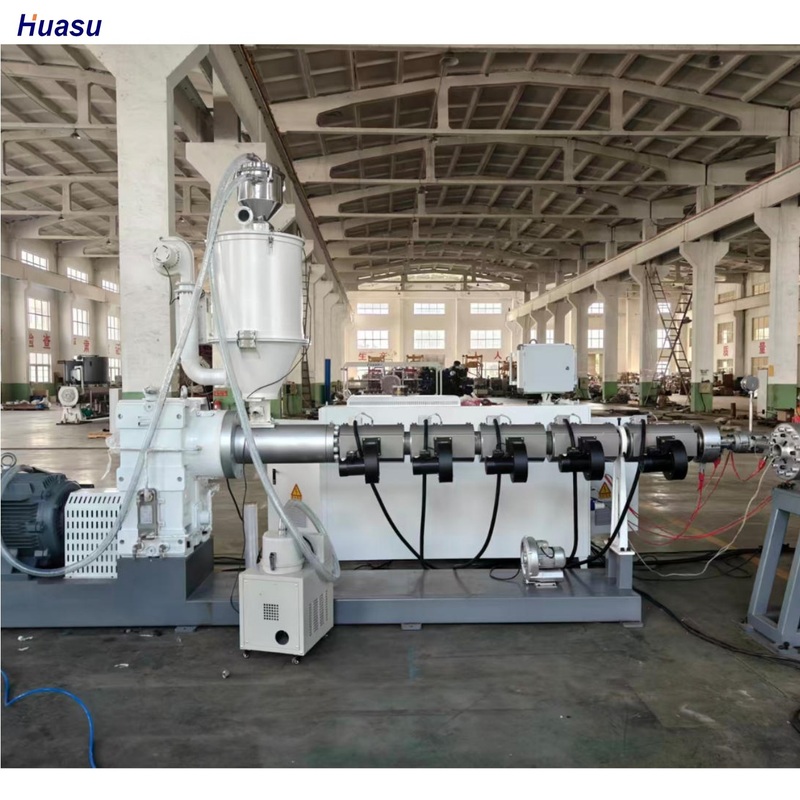 Siemens İnverter Otomatik Tek Duvarlı Oluklu Boru Ekstrüzyon Hattı, 75-250mm Borular İçin Omron Röleli