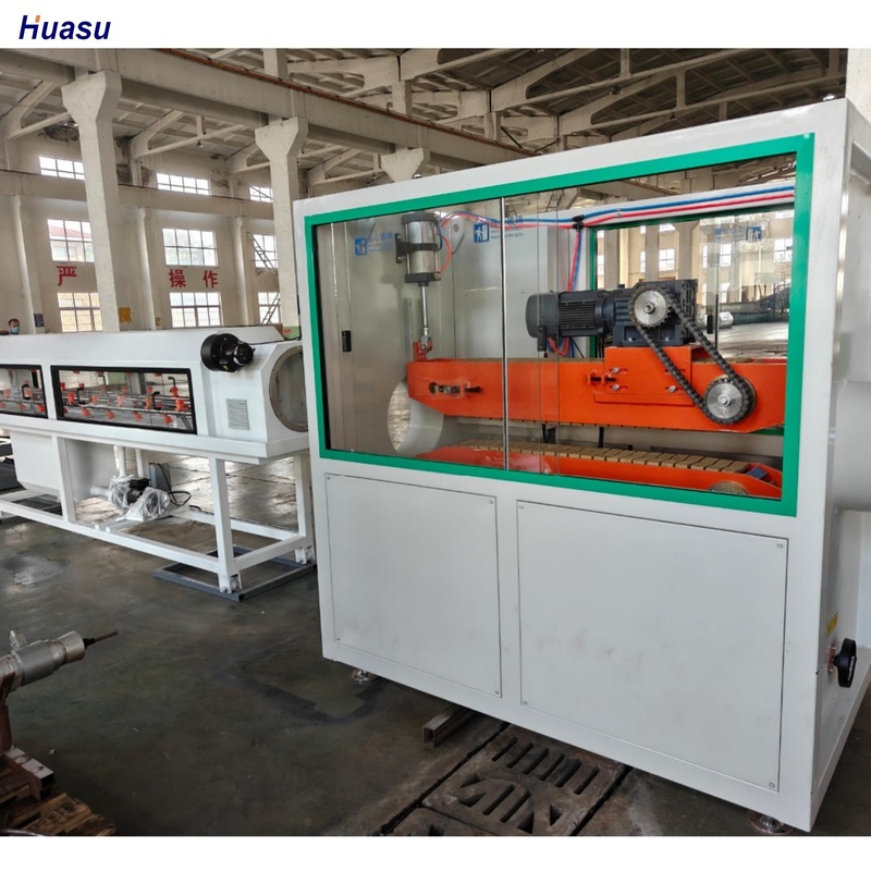 38CrMoAlA Namlulu Malzemeli ve Tam Geçmeli Sistemli Otomatik Tek Duvarlı Oluklu Boru Ekstrüzyon Hattı