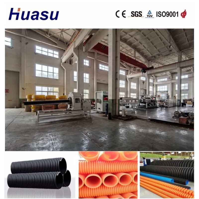 Siemens PLC Kontrolü Tek Duvarlı Dalgalanmış Boru Ekstrüzyon Lini, Online Zil ve Özelleştirilebilir Dalga Şekli Çözümleri