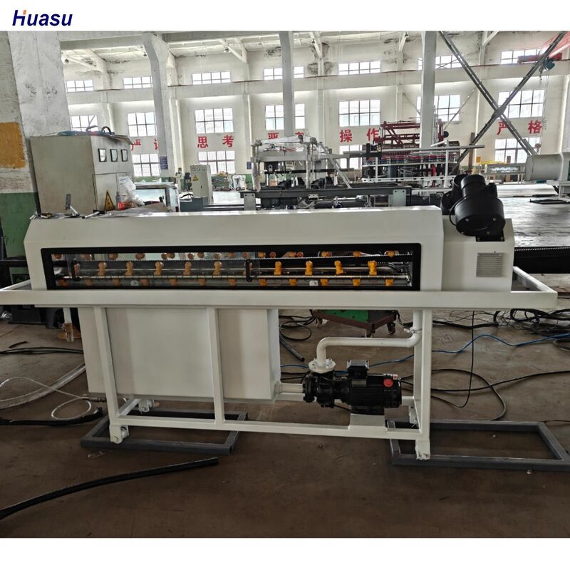 Schneider Siemens Elektrik Bileşenli Çelik Tek Duvarlı Oluklu Boru Ekstrüzyon Hattı, 1 Yıl Garanti ve Kovan Nitrürleme Derinliği 0.4～0.7 mm