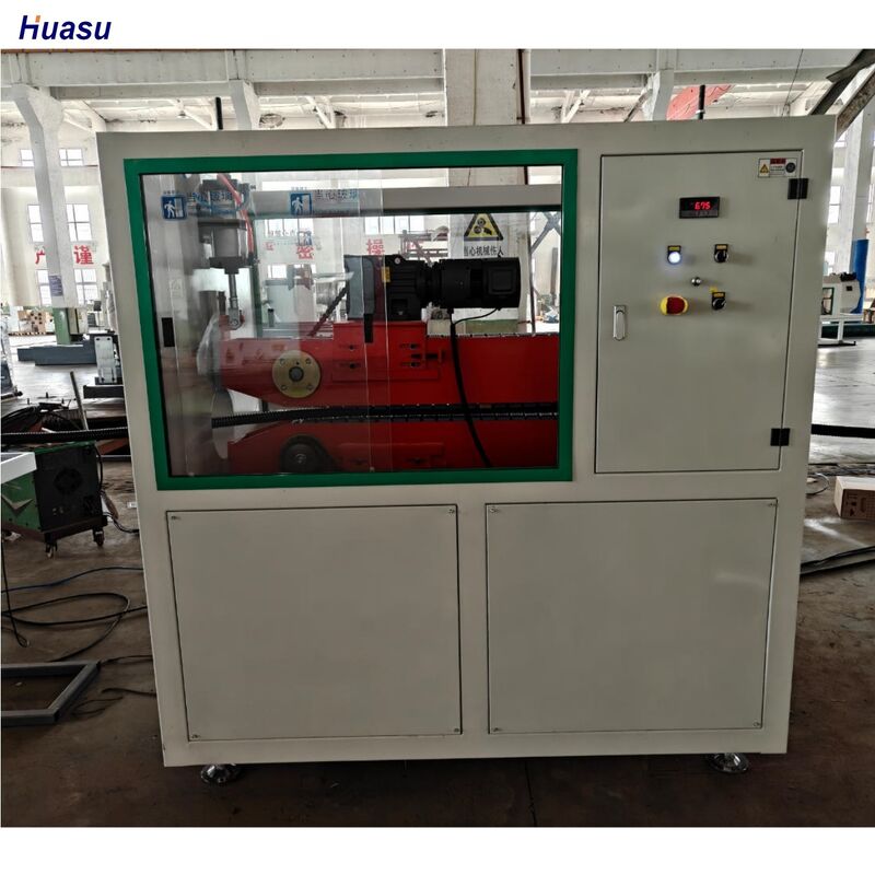 Entegre Tip Ekstrüder Çift Duvarlı Oluklu Boru Ekstrüzyon Hattı, 100kg/sa - 2000kg/sa Üretim Kapasitesi ve Siemens Elektrik Sistemi