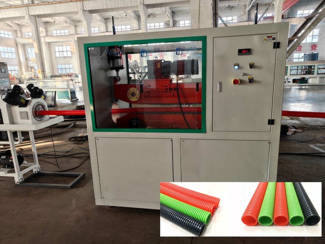 38CrMoAlA Namlu Malzemeli ve PLC Uzaktan Kumandalı Siemens Schneider Ana Elektrik Donanımlı Tek Cidarlı Oluklu Boru Ekstrüzyon Hattı