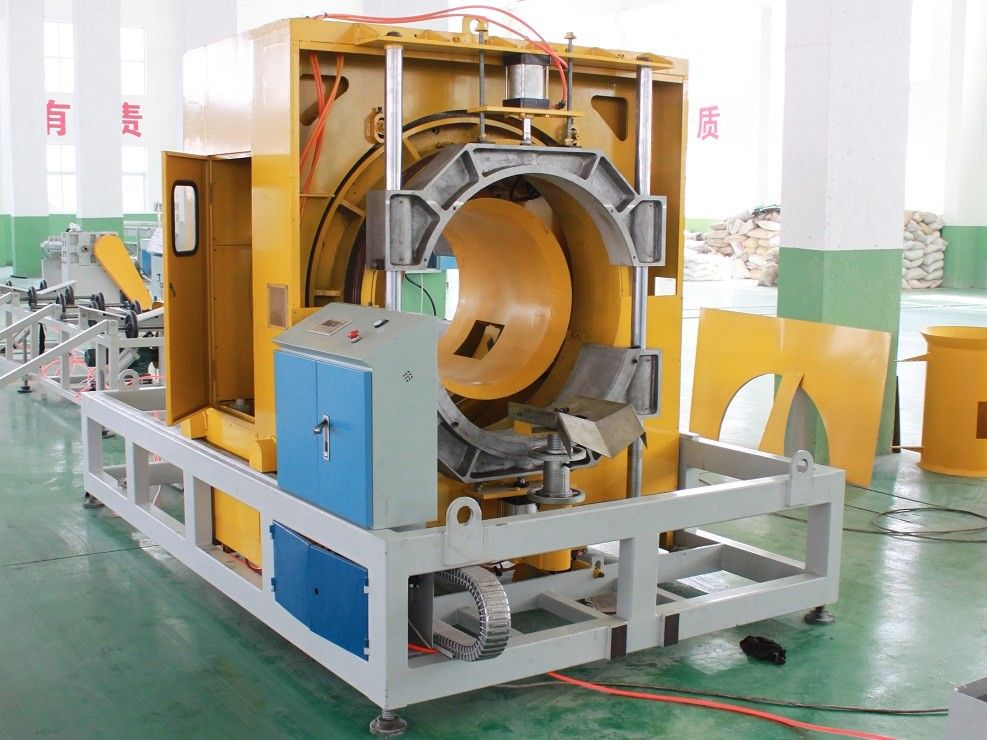 Çift Telli Plastik Boru Ekstrüzyon Hattı / Yüksek Çıkışlı PVC Boru Üretim Hattı