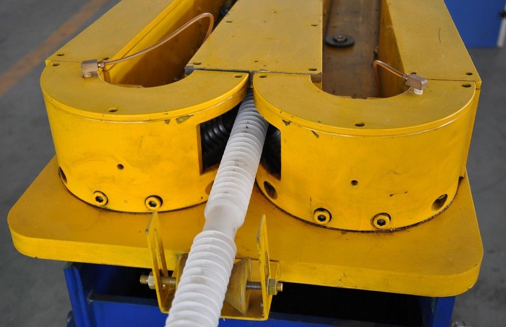 PE / PP / PVC / EVA Tek Duvar Oluklu Boru Üretim Hattı, Plastik PP Boru Kaynak Makinası