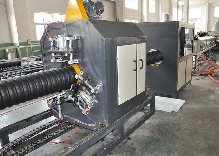 PP PE Tek Duvar Oluklu Boru Üretim Hattı ID 200mm