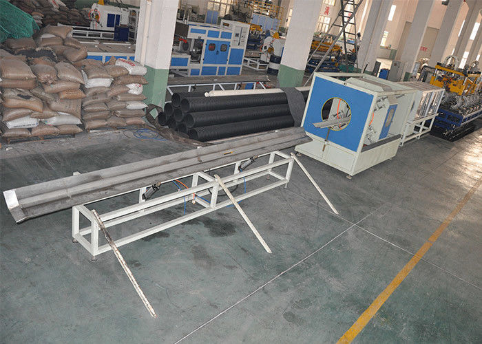 Kablo Kaplama Oluklu PE Boru Üretim Hattı 250mm 90KW