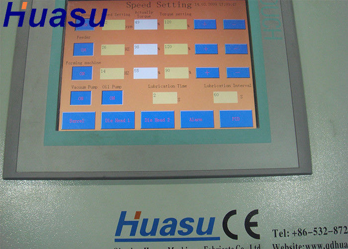 PE/PP/PVC Tek Çift Duvar Oluklu Boru Makinası Tüp Ekstrüzyon Üretim Hattı