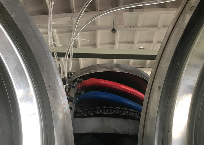 Plastik PE PP PVC HDPE Boru Ekstrüzyon Makinesi Çift Duvar Oluklu Boru Hattı