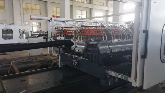 HDPE Pipe Machine Double Wall Corrugated Pipe Extrusion Line For Water Supply