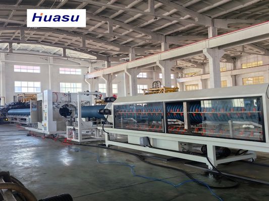 32-1600mm Pipe Diameter Double-layer Spiral Co-extrusion Corrugated Pipe Extrusion Line with Siemens PLC System