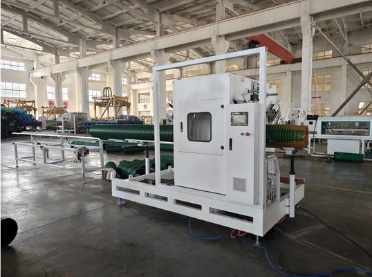 Corrugated Double Strands Plastic Pipe Extrusion Line For Irrigation Systems