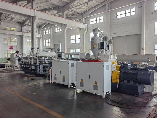 HDPE Double Wall Corrugated Pipe Extrusion Line 380V