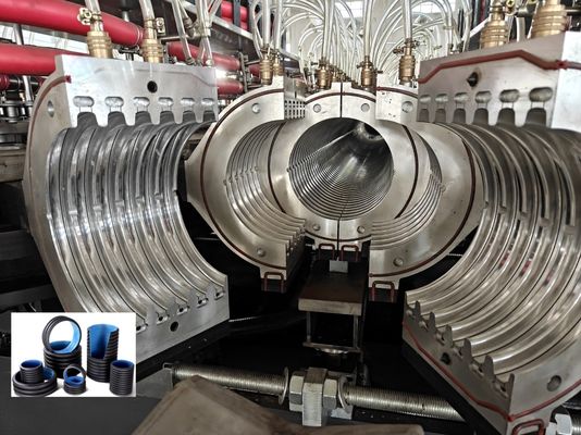 Double Wall Corrugated Pipe Extrusion Line with Siemens Motor