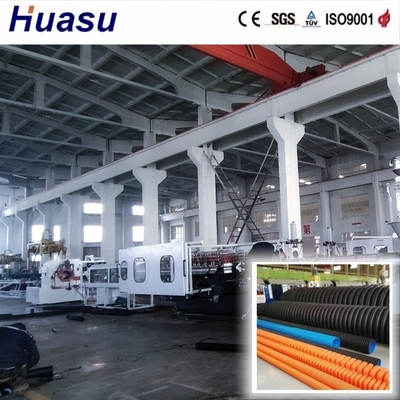 32-1600mm HDPE Corrugated Pipe Machine with Siemens PLC