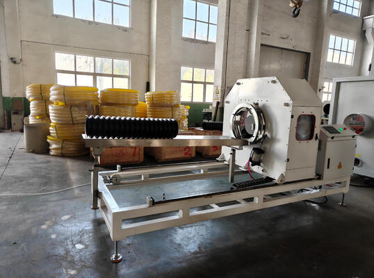 Double Wall Corrugated Pipe Extrusion Line with Customizable Color and Vertical or Horizontal Corrugator Featuring 20CrMnTi Gear Material