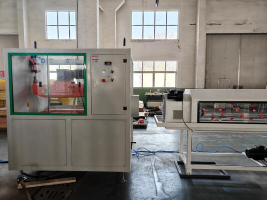 Automatic Double Wall Corrugated Pipe Extrusion Line with Forming Machine 1 Set Customizable Color and Hardness Of Screw HV>740