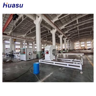Energy Saving HDPE Corrugated Pipe Extrusion Line with Air Cooling And Water Cooling Systems for 32mm - 1600mm Pipe Diameter