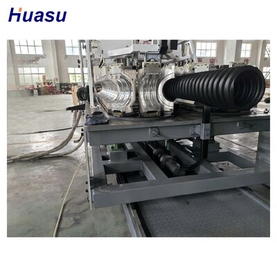 HDPE Pipe Extrusion Line with Air Cooling And Water Cooling for Continuous Production Featuring Siemens PLC Control