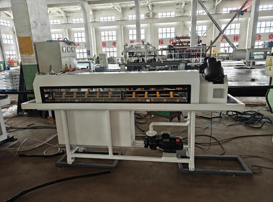 Single Wall Corrugated Pipe Extrusion Line with PLC Control 37kw Motor Power and 1 Year Warranty